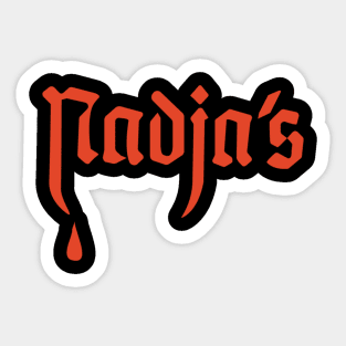 Nadja's (red text) Sticker